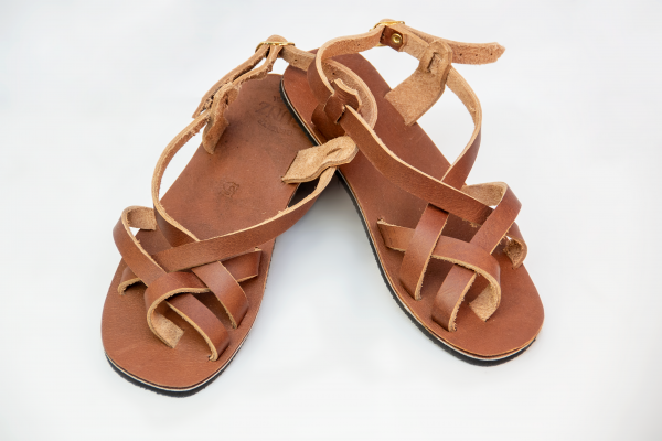 Womens’ Leather Lace-up Sandals - Gunz Leather Work Namibia